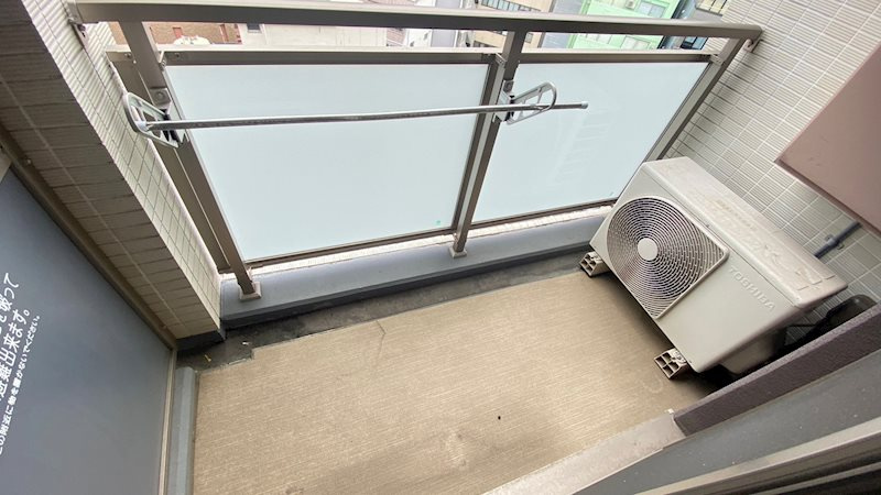 パークハビオ渋谷のバルコニー
