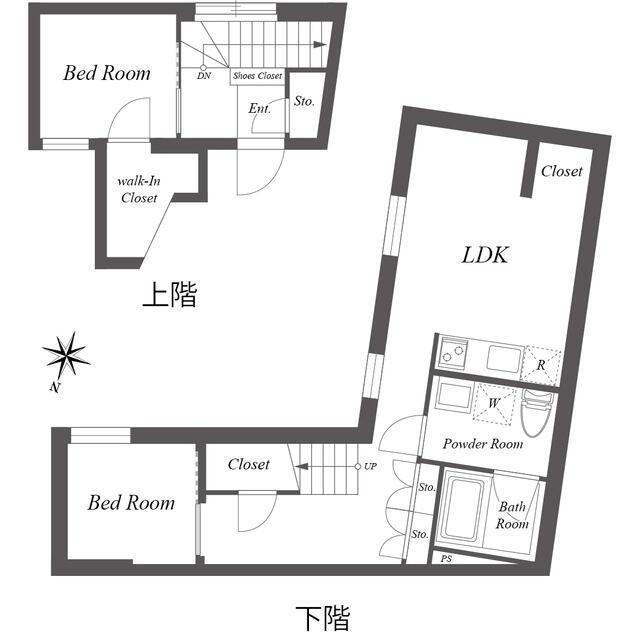 PASEO SANGENJAYA EAST WESTの間取り