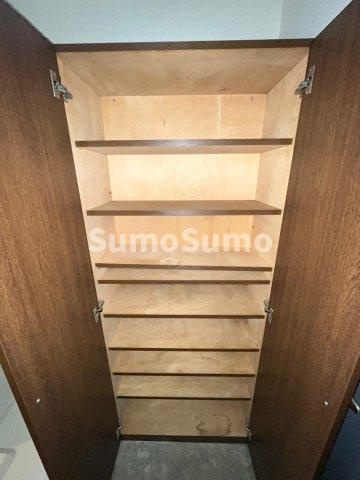 KマンションJINの収納|大きなスペースがあり、収納には困りません