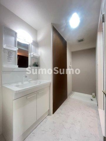 須磨・名谷ハウス１号棟の洗面所|使いやすい洗面所です