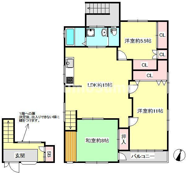 浅野邸の間取り