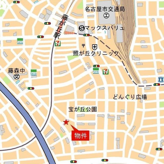 オルムコート藤が丘の地図