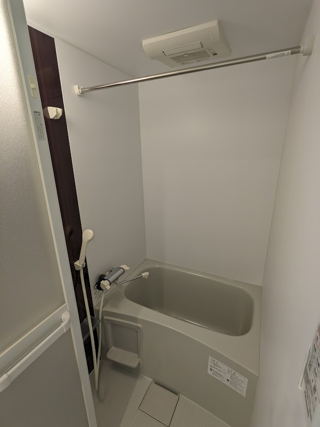 ハーモニーテラス鶴田Ⅱの浴室|102号室