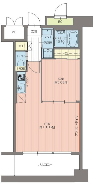 プレジオ西宮今津の間取り