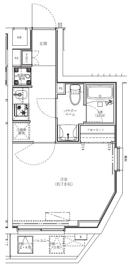 GENOVIA学芸大学の間取り