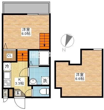 ヴィオラ田中町Hill Ⅱの間取り