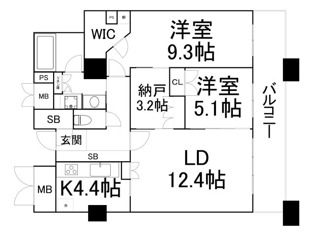 【間取り】 | ビオール大阪大手前タワー