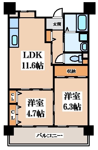 【間取り】 | OPH北千里青山台