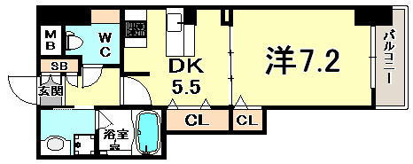 インペリアル新神戸の間取り