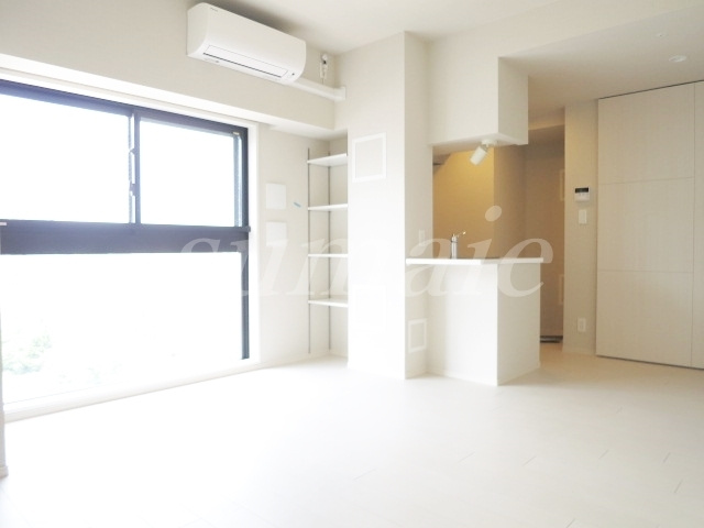 DIPS東十条駅前PREMIUMの居間・リビング|洗面所からのアングルです☆彡