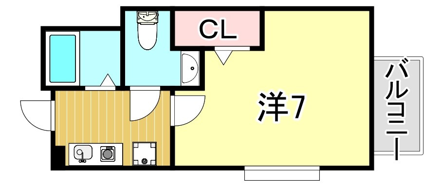 アメニティハイツ須磨寺の間取り