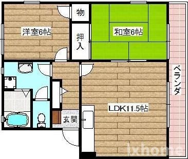 メゾン・ヴィータの間取り