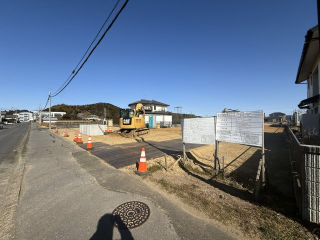 東金市田間Y区／建築条件付き売地の外観