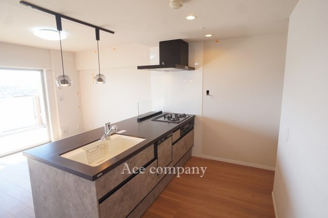【キッチン】 | キャステージパーク4番街 | 食洗機付きのシステムキッチン新調です☆3口ガスコンロ☆