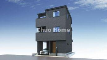 【完成予想図】 | 江戸川区東葛西4丁目新築分譲住宅 | 外観パース