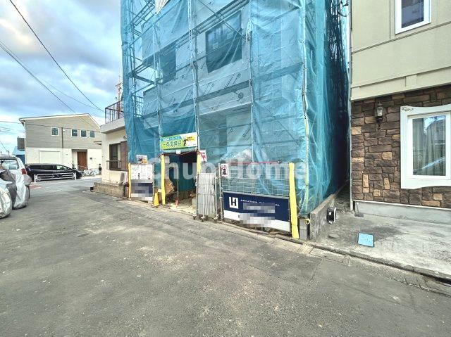 江戸川区東葛西4丁目新築分譲住宅の前面道路含む現地写真|全面道路