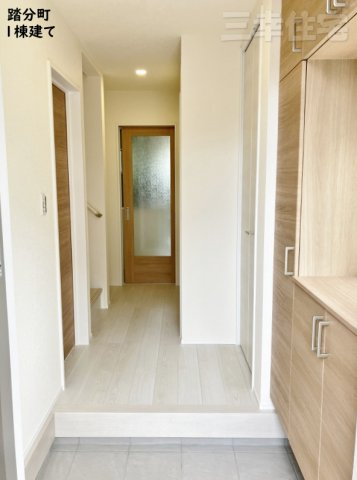 碧南市踏分町の前面道路含む現地写真|前面道路　北向きに撮影