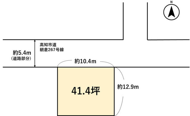 【土地図】 | 【商談中】高知市大谷公園町