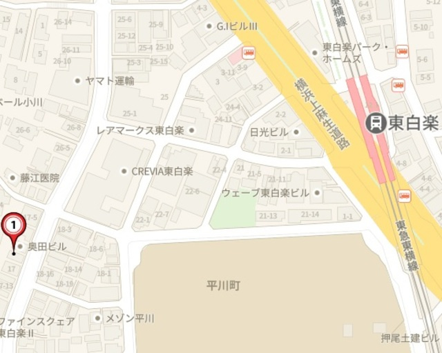 クオーレの地図