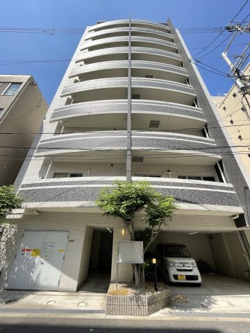 インボイス難波南レジデンスの外観|外観は落ち着いています