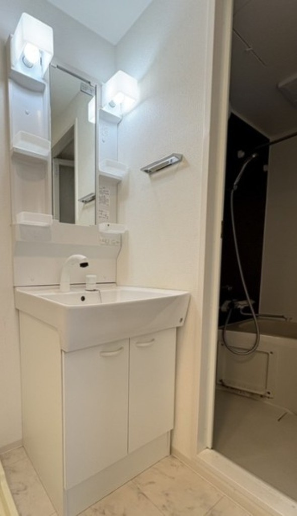 SHOKEN Villa玉川学園2※初期費用分割あと払いサービス利用可能物件の洗面所|※同施工会社参考画像