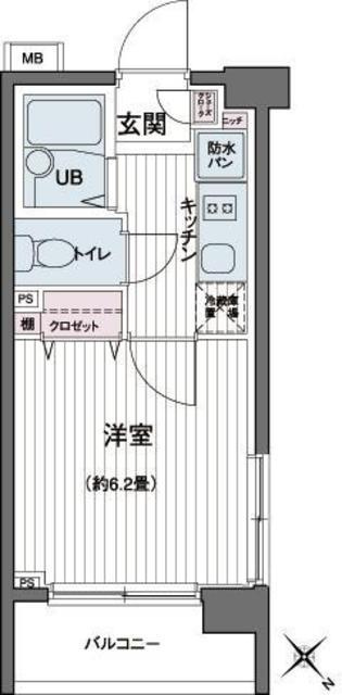 エコロジー都立大学レジデンスの間取り
