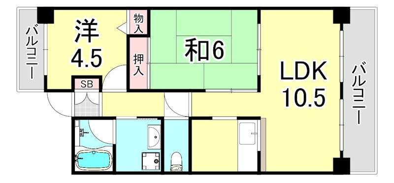 エリム摩耶の間取り