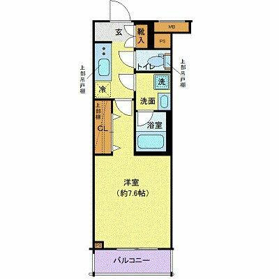 クレヴィスタ三軒茶屋の間取り
