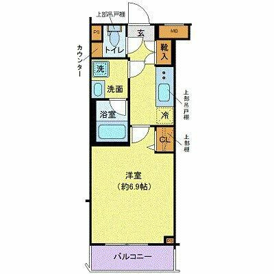 クレヴィスタ三軒茶屋の間取り