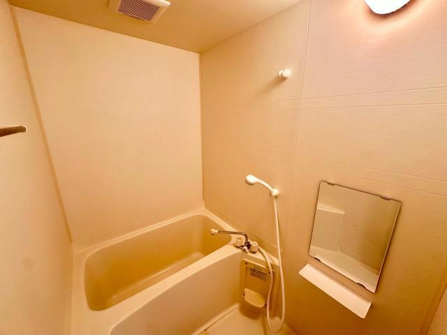 グリーンベルトの浴室