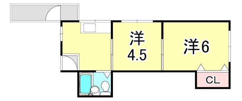 シャトー御影の間取り