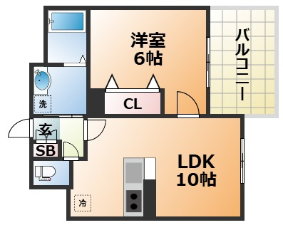 神戸Harborside 萬利Residenceの間取り