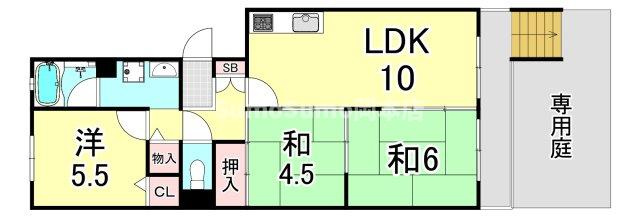 サニーハウス岡本の間取り