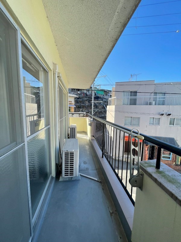 セイシェル長田山手のバルコニー