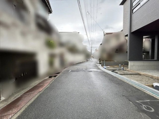 【前面道路含む現地写真】 | 西宮市　段上町５丁目　新築戸建