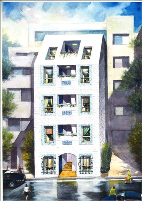 【外観パース】 | 仮称・蛎殻町新築マンション