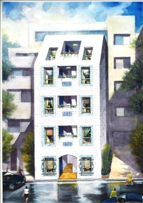 【外観パース】 | 仮称・蛎殻町新築マンション