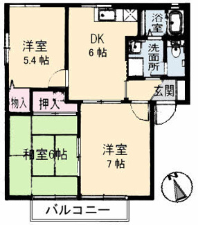 【間取り】 | サンライフ光C棟