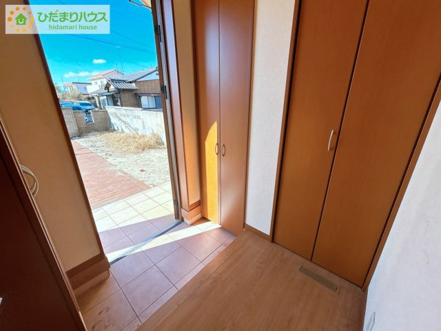 いわき市小名浜字吹松　中古戸建の玄関