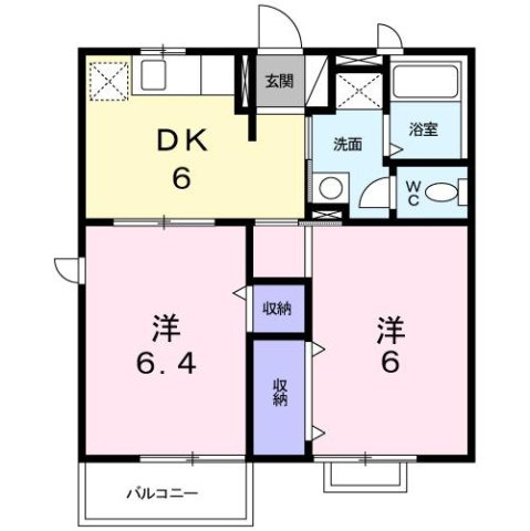 メゾン・コスミティーの間取り
