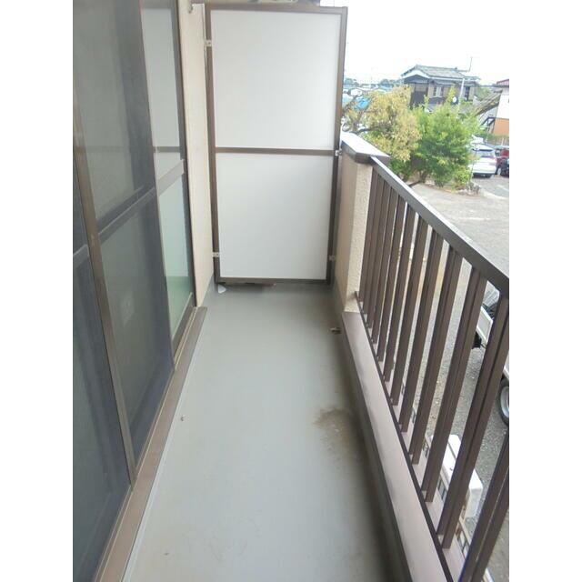 第二当麻マンションのバルコニー