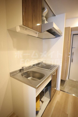 【キッチン】 | ララプレイスOSAKADOMECITYフトゥーロ | コンパクトなキッチンで掃除もラクラク