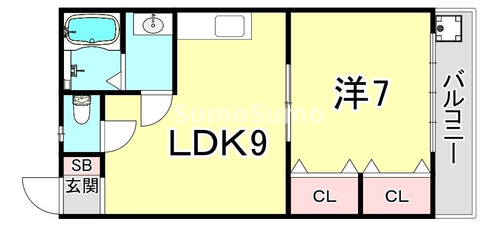 ときわ萩乃ハイツの間取り