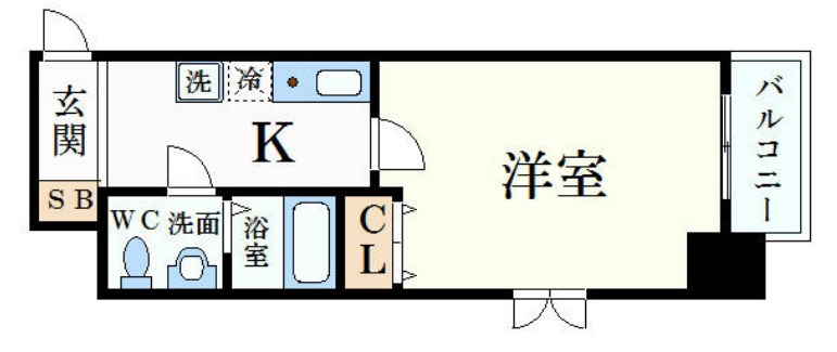 ダイドーメゾン神戸元町の間取り