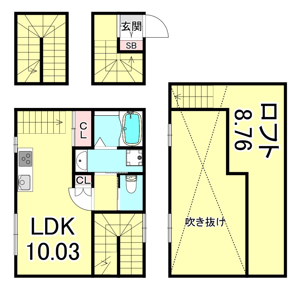 パロス六甲の間取り