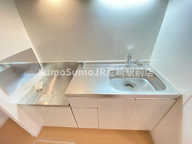 ソレイユ長洲のキッチン|お料理しやすいキッチンです