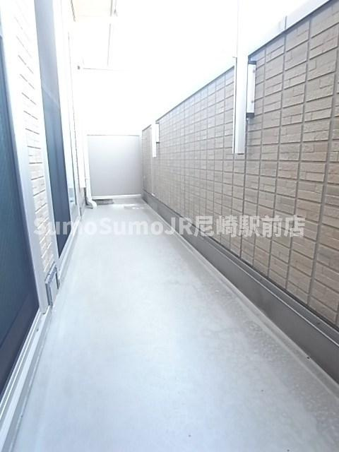 ナイスコートⅡのバルコニー|落ち着いた時間を過ごせるバルコニーです