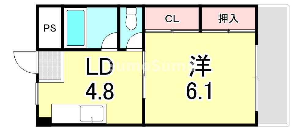 フタミハイツの間取り