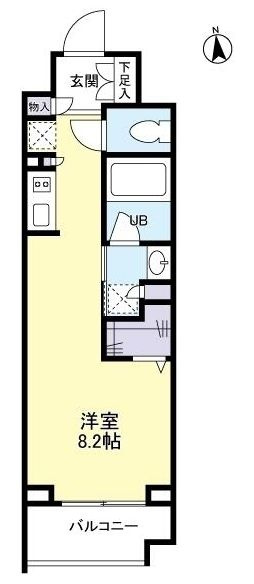 パークフラッツ中目黒の間取り
