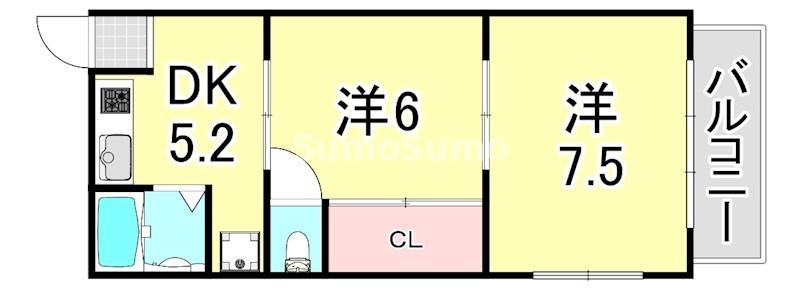 ハーヴェスト平野の間取り